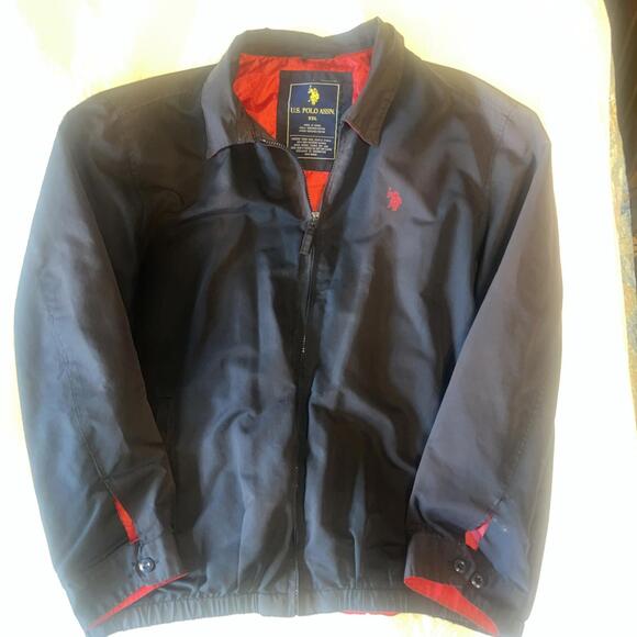 U.S. Polo Assn.‎ Men's Navy Blue Lined Golf Jacket Size XL - Picture 1 of 5